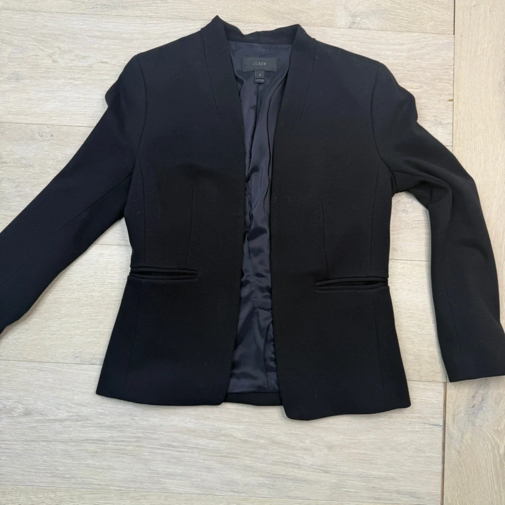 J. Crew Women's Elegant Black Suit Jacket